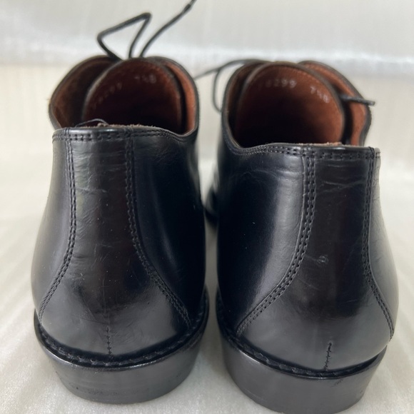 Cole Haan Mens Shoes Black Williams Cap Toe Oxford Leather Vibram Italy 7.5B - Picture 9 of 16